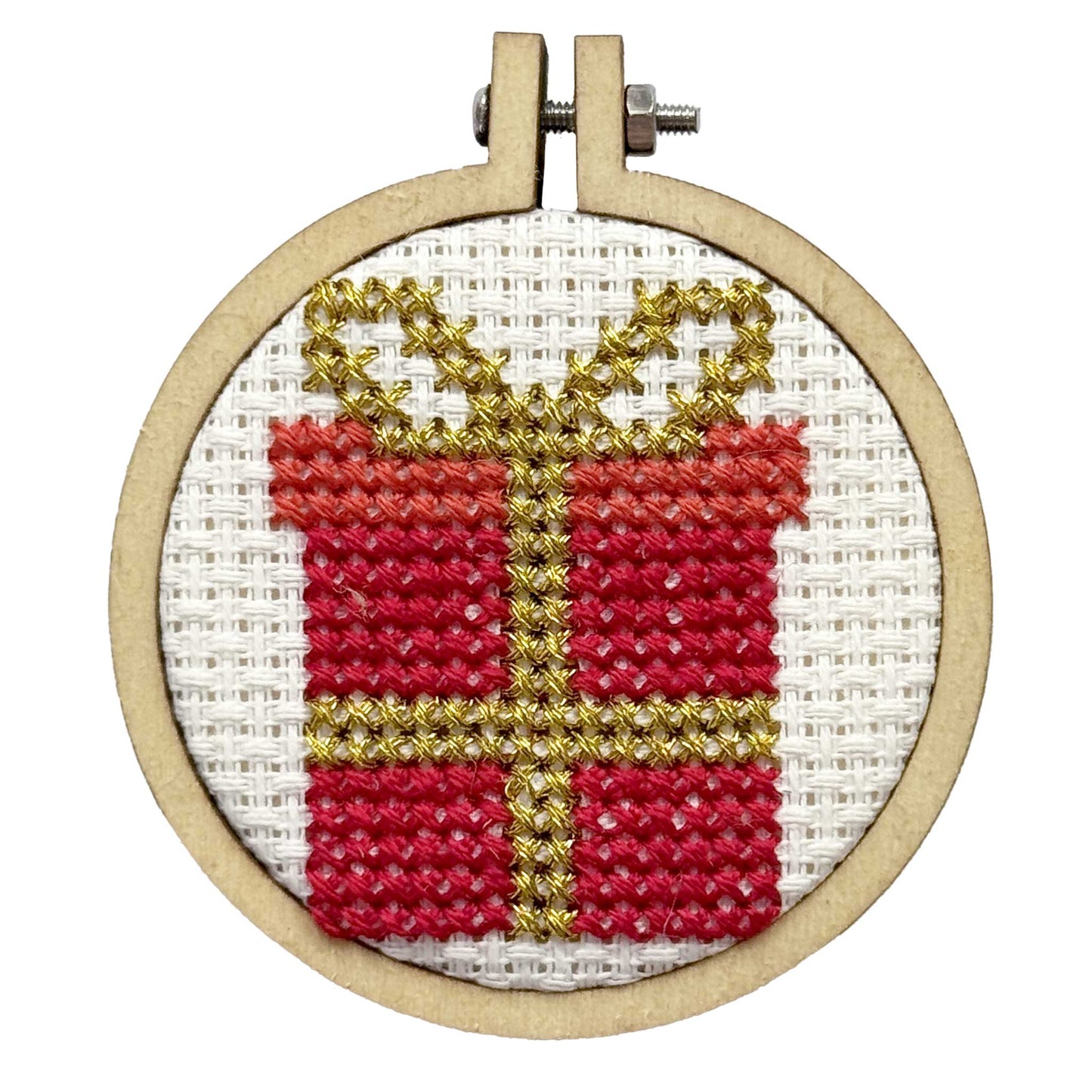 Present Mini Matchbox Christmas Cross Stitch Kit