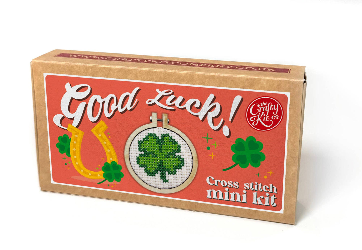 'Good Luck!' Mini Matchbox Cross Stitch Kit