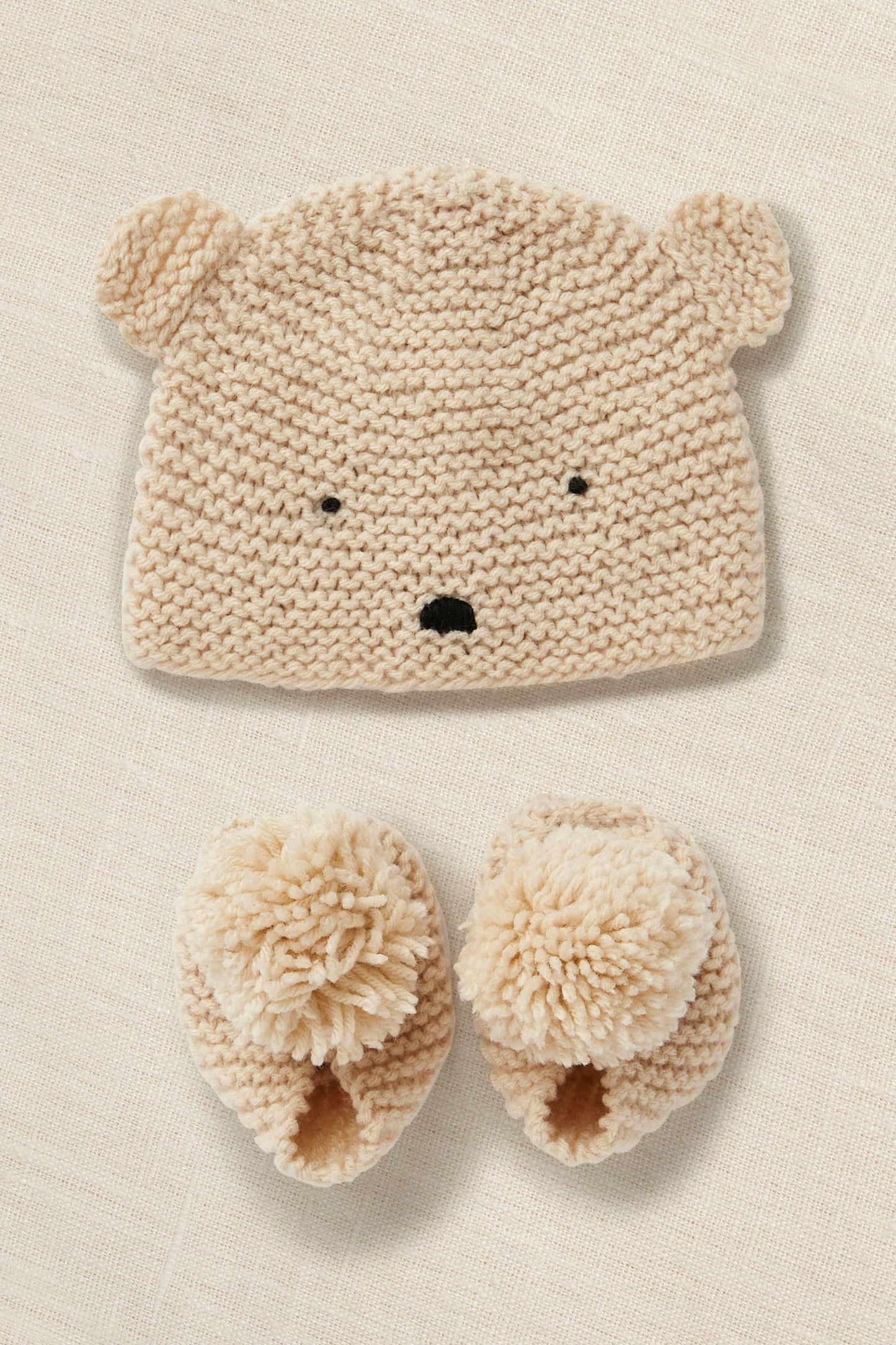 DMC Gift of Stitch Teddy Hat & Booties Knitting Kit, TR107KS