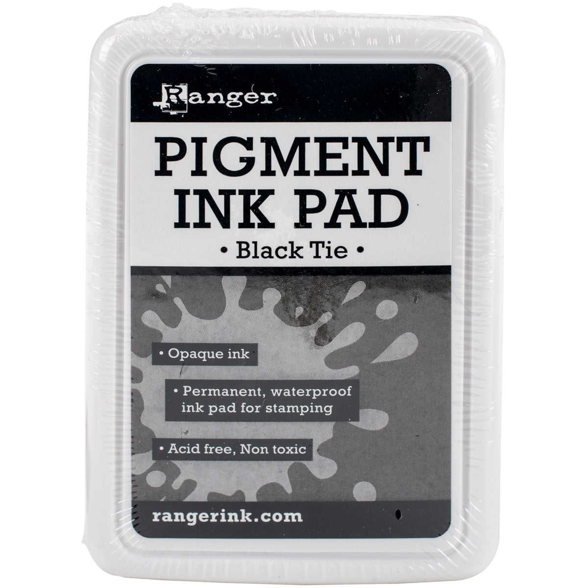 Ranger Pigment Ink Pad Black Tie 
