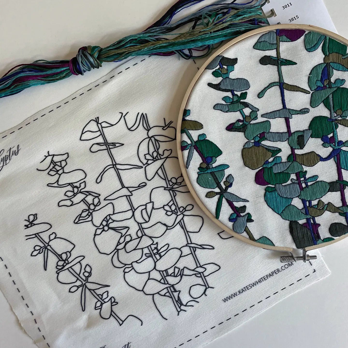 Eucalyptus Embroidery Kit