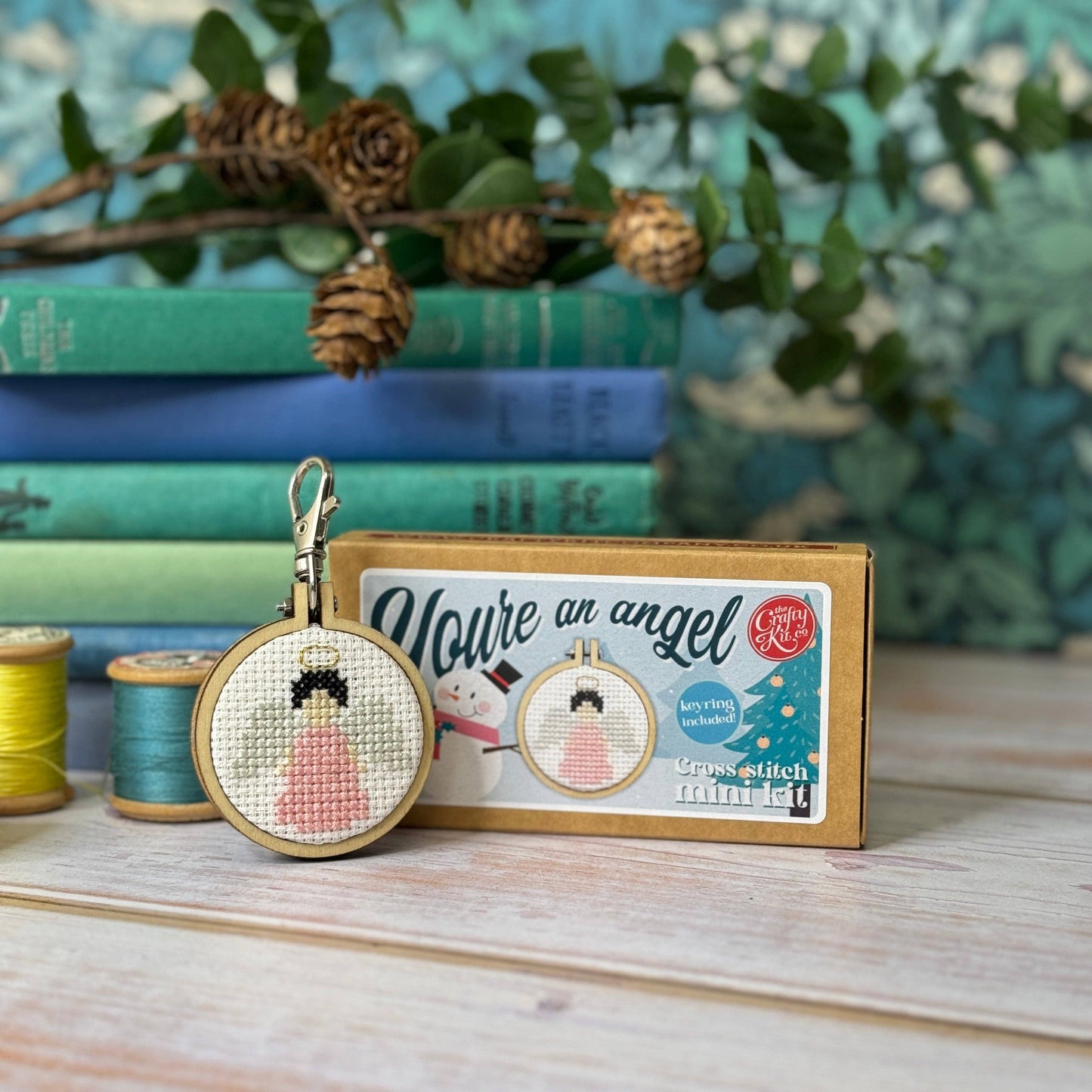 Angel Mini Matchbox Christmas Cross Stitch Kit