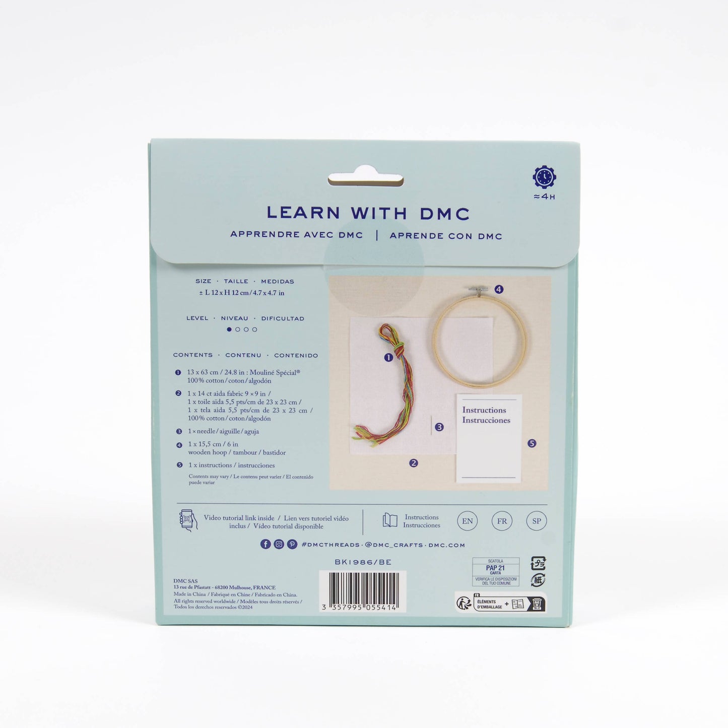 DMC Learning - Cross Stitch Kit, BK1986BES