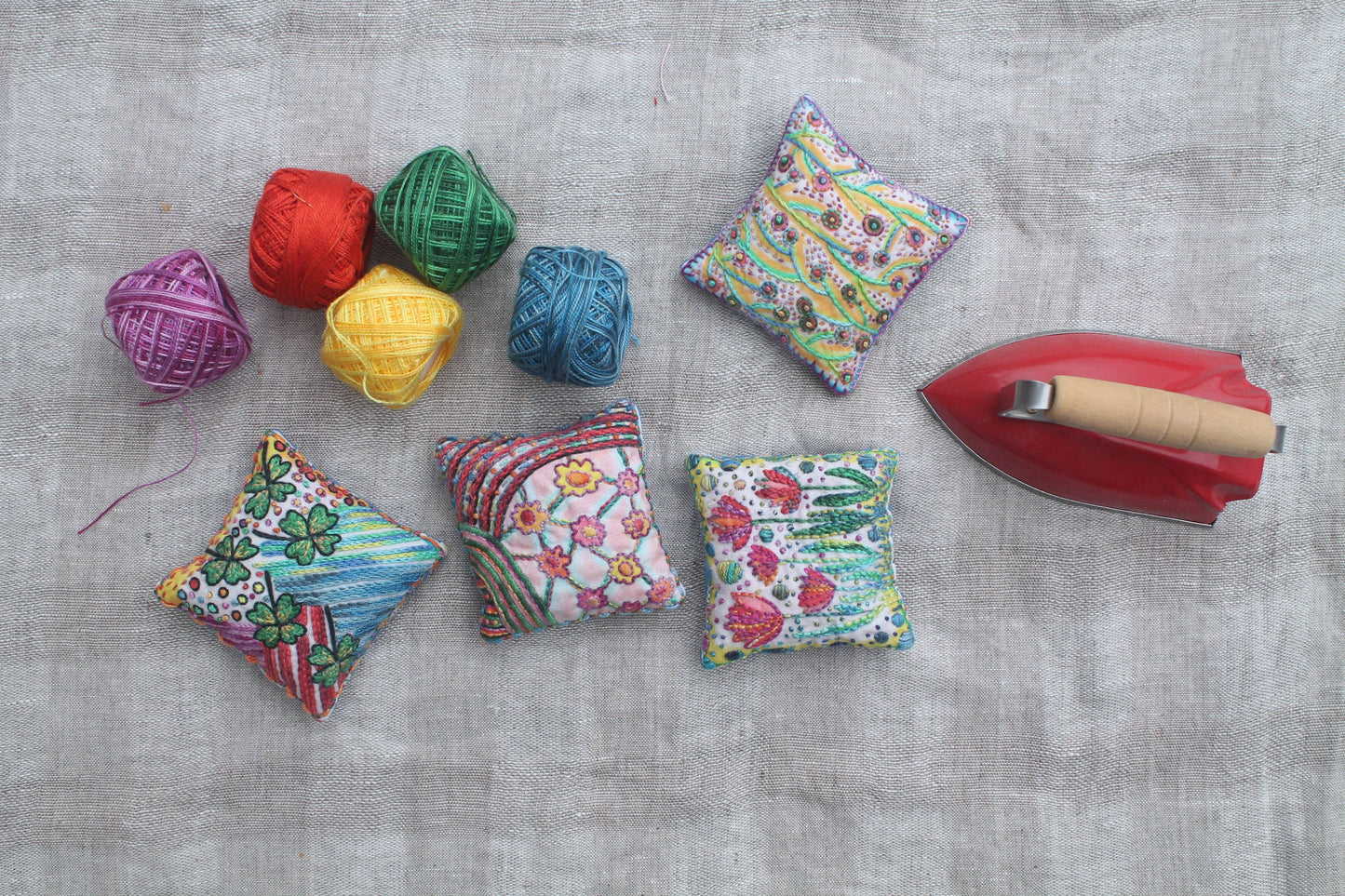 Garden Path Embroidery Sampler