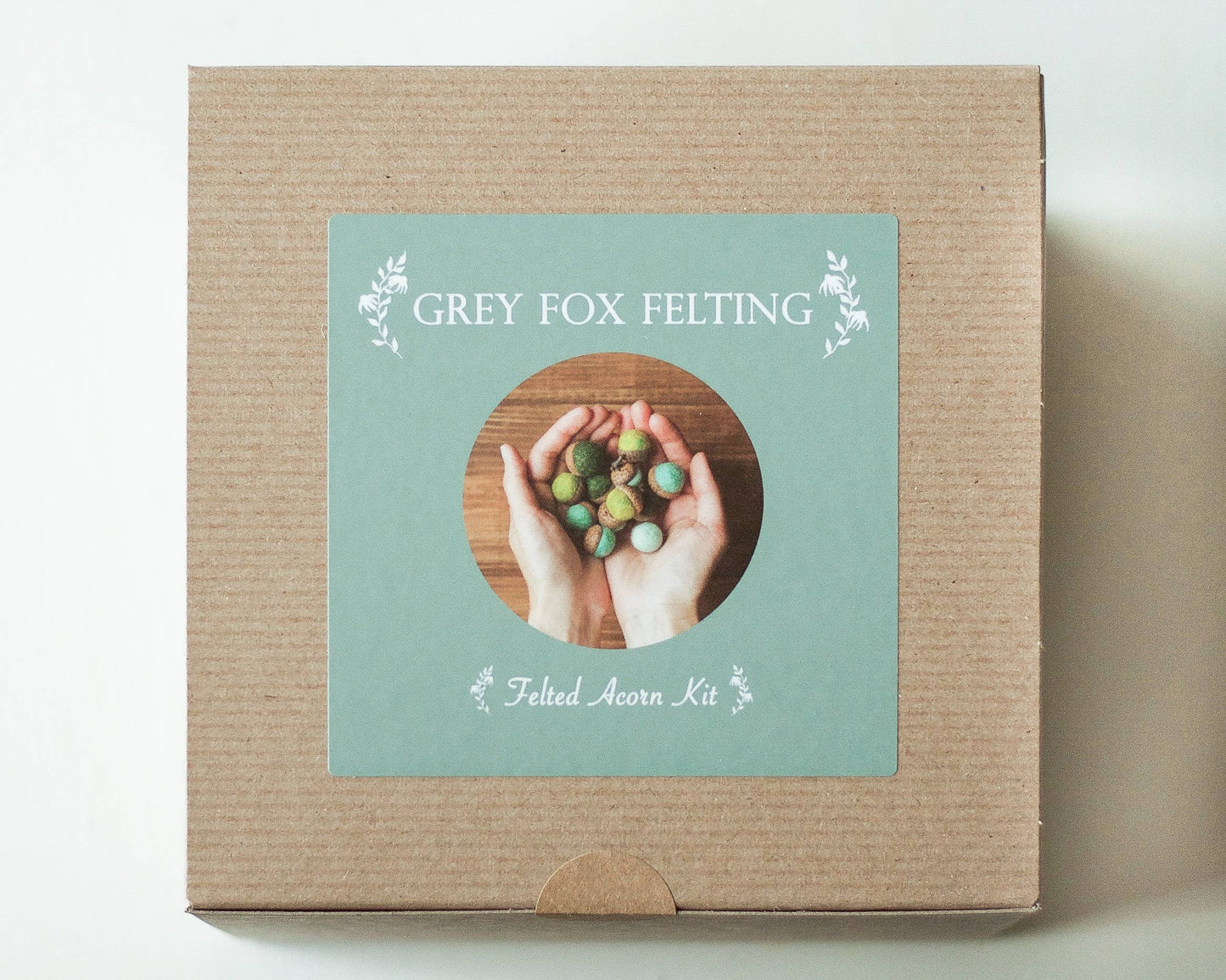 Felted Acorn Kit - Wet Felting