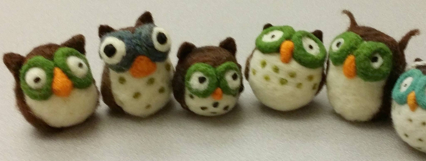 Needle Felting Kit - DIY Owl Craft Kit for Beginners