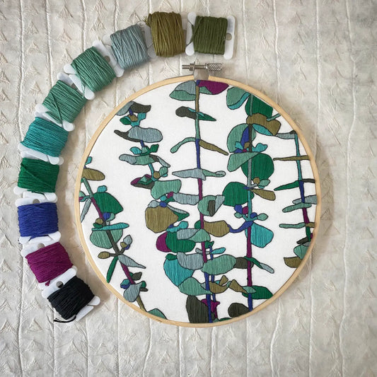 Eucalyptus Embroidery Kit