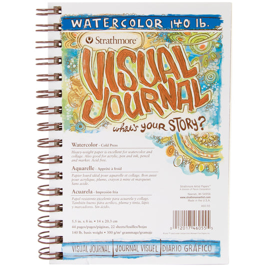 Strathmore Visual Journal 5.5"x8" Watercolor 140 lb