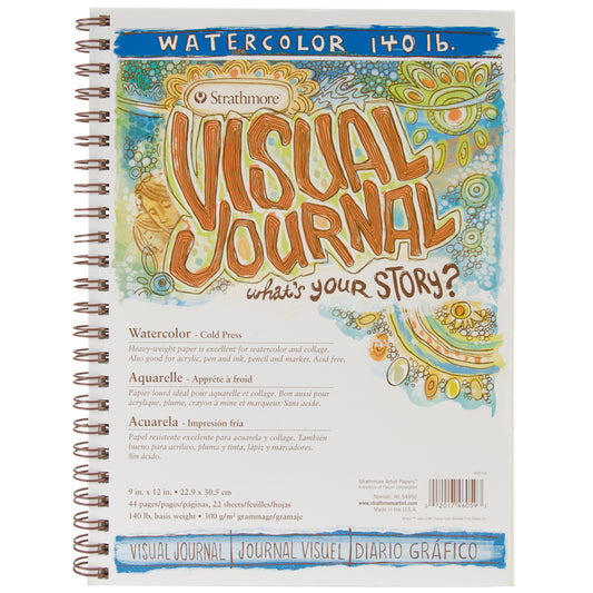 Strathmore Visual Journal 9"x12" Watercolor
