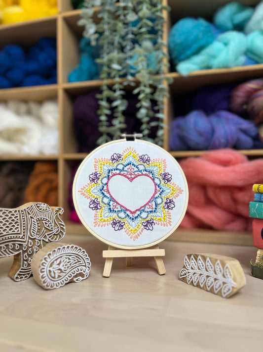 Indian Heart Embroidery Craft Kit