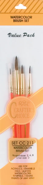 Watercolor 4 Brush Set
