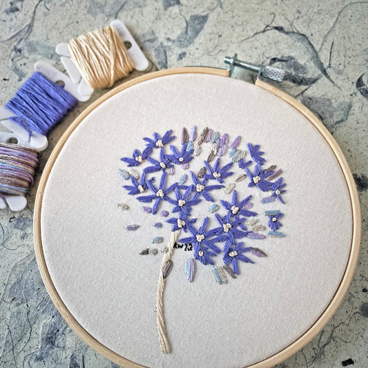 Allium Embroidery Kit