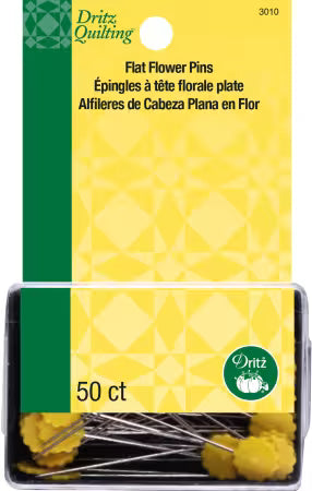 Flat Flower Pins - 50