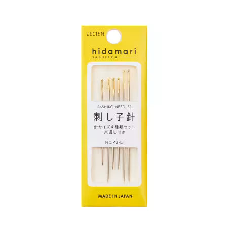 Cosmo Hidamari Sashiko Assorted Needle Set