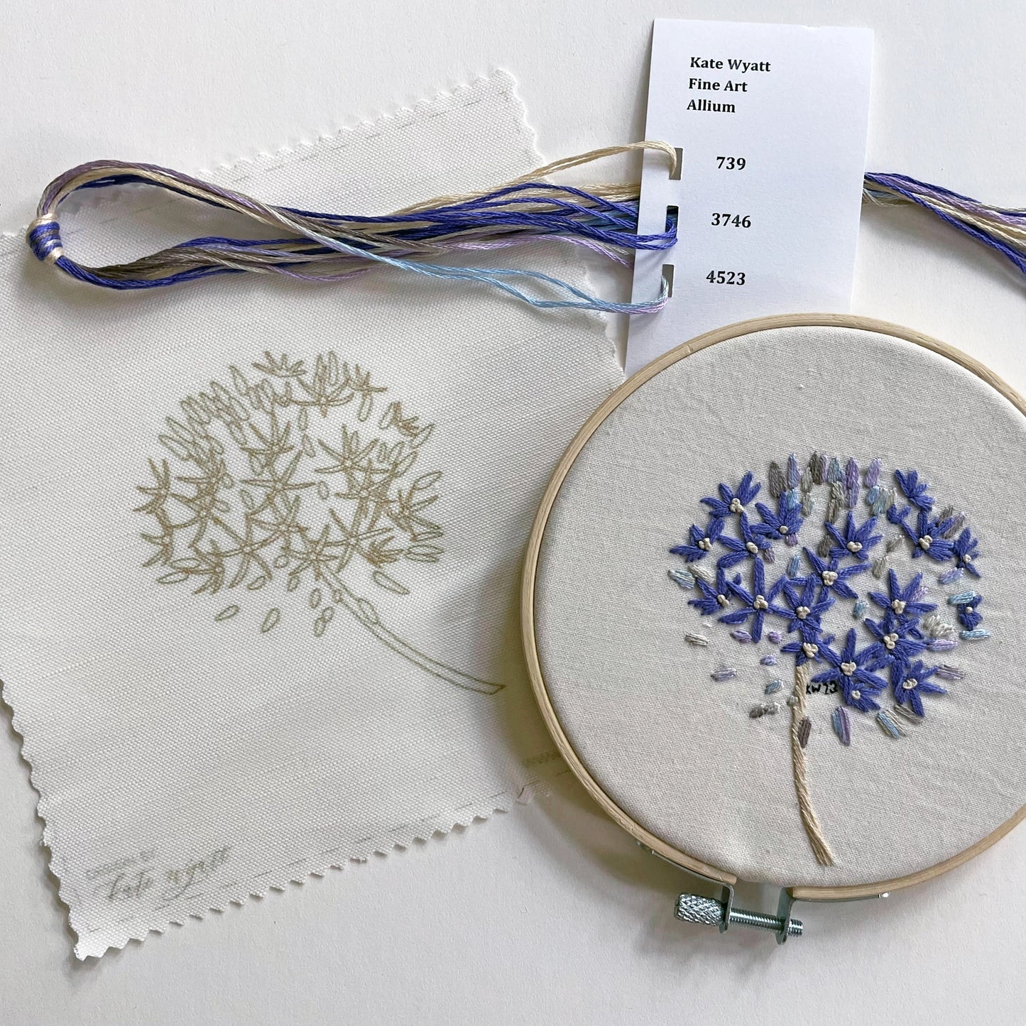 Allium Embroidery Kit