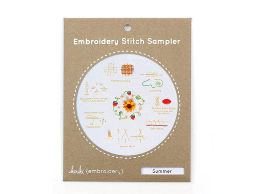 Summer - Embroidery Stitch Sampler