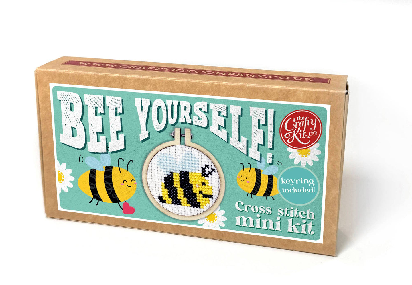 'Bee Yourself!' Mini Matchbox Cross Stitch Kit