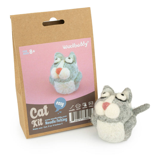 DIY Needle Felting Kit - Cat
