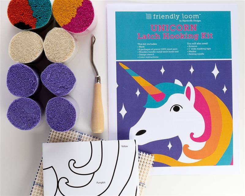 Unicorn Latch Hooking Kit
