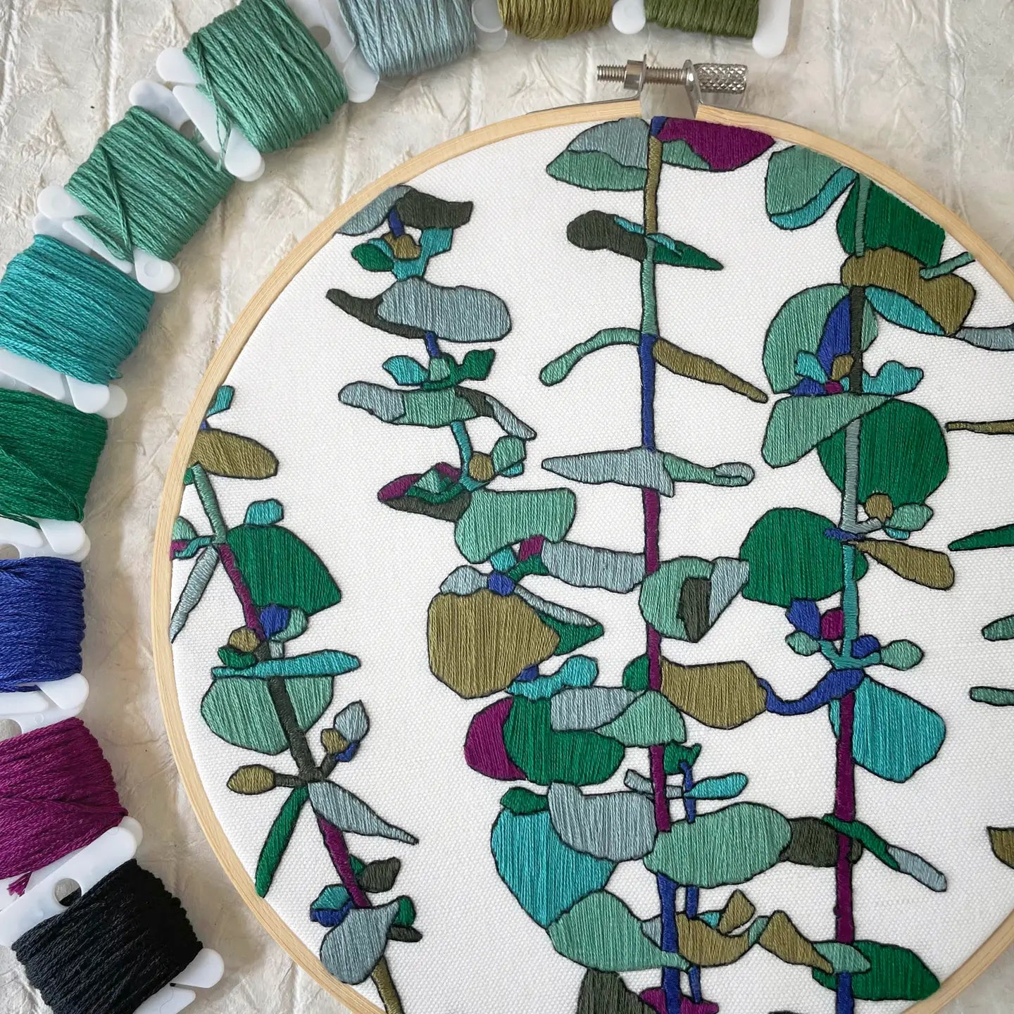 Eucalyptus Embroidery Kit