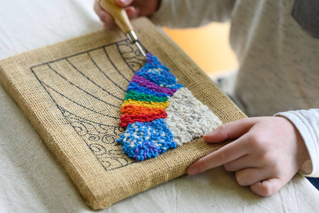 Rainbow Rug Hooking Kit