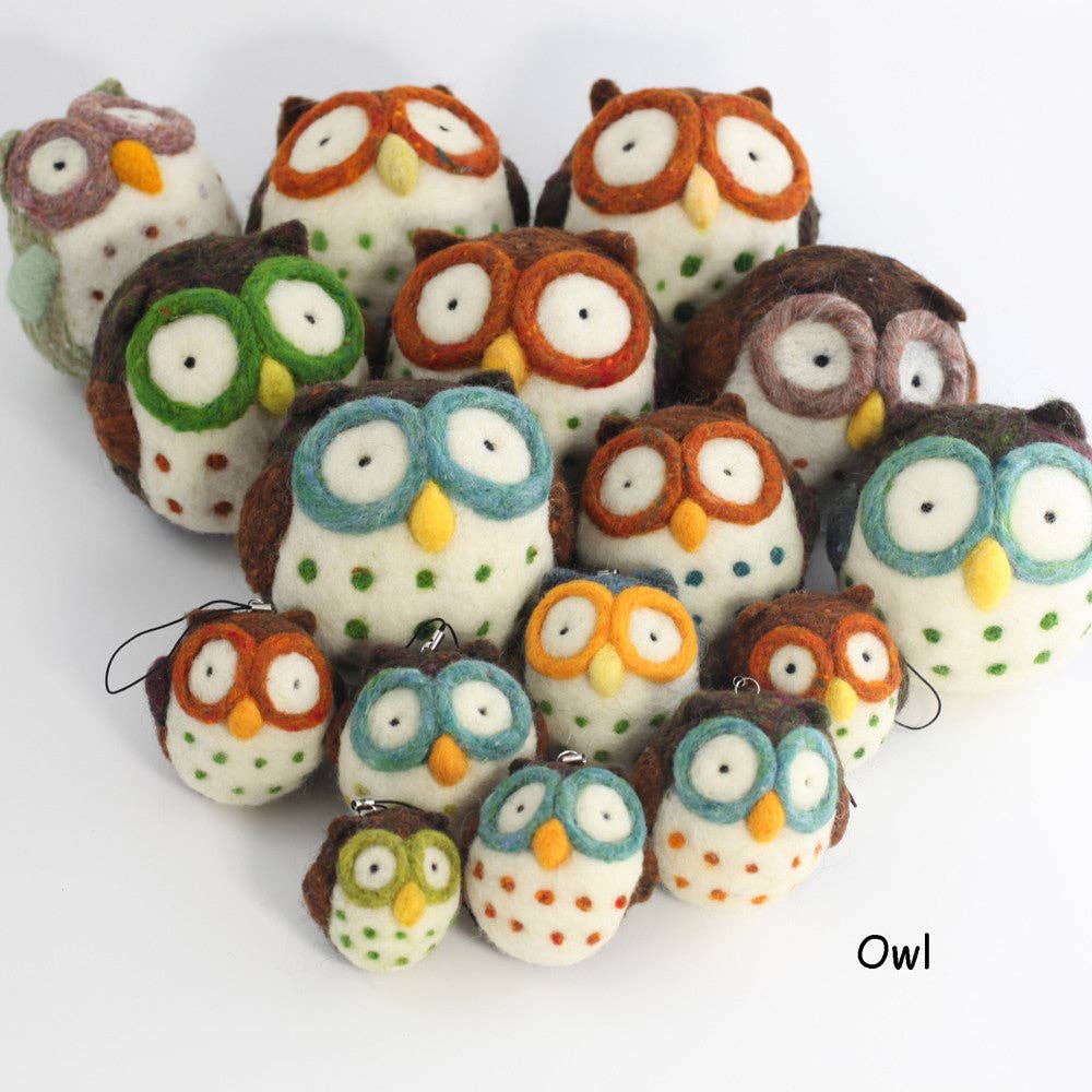 Needle Felting Kit - DIY Owl Craft Kit for Beginners