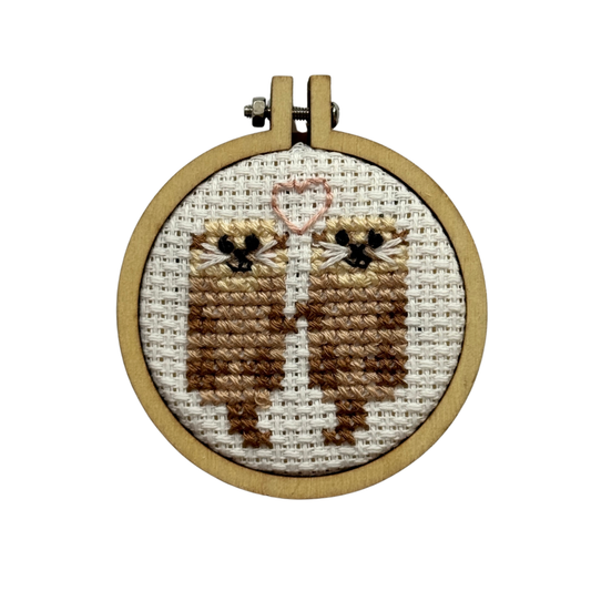 'You're otterly amazing!' Mini Matchbox Cross Stitch Kit