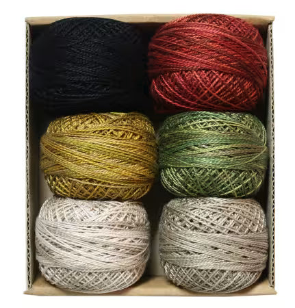 Valdani Perle Cotton 8 Wt. - All Through The Night set