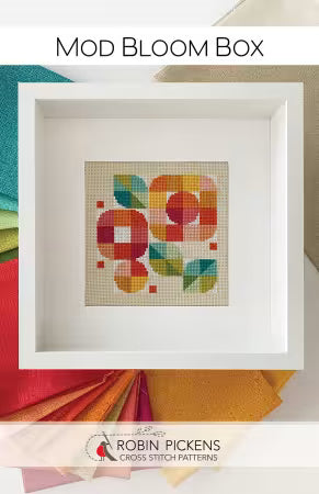 Mod Bloom Box Cross Stitch Pattern