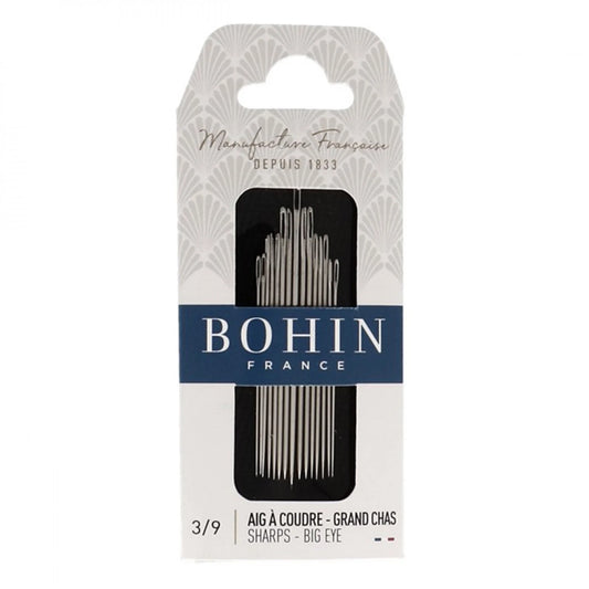 Bohin Needles Sharps 3/9 Big Eye