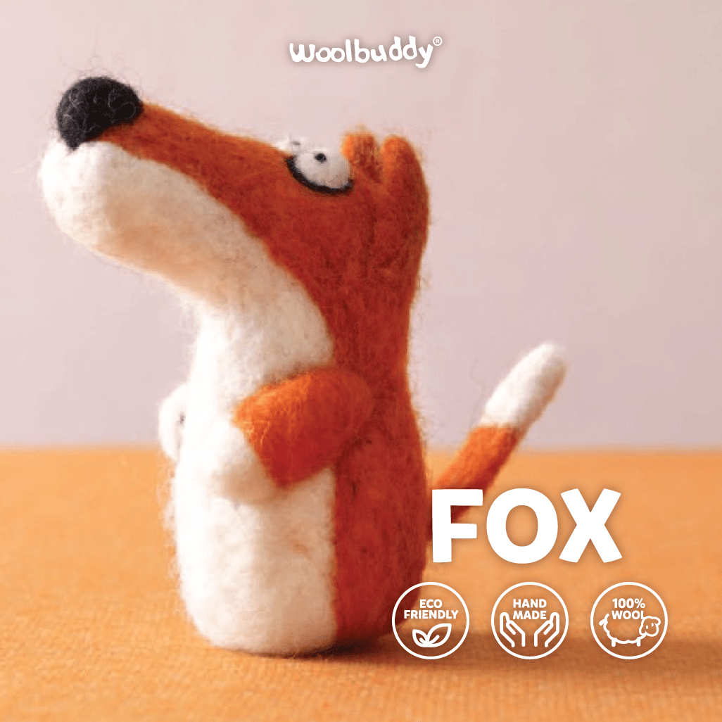 Needle Felting Kit – Wool fox DIY Craft Kit for Beginners