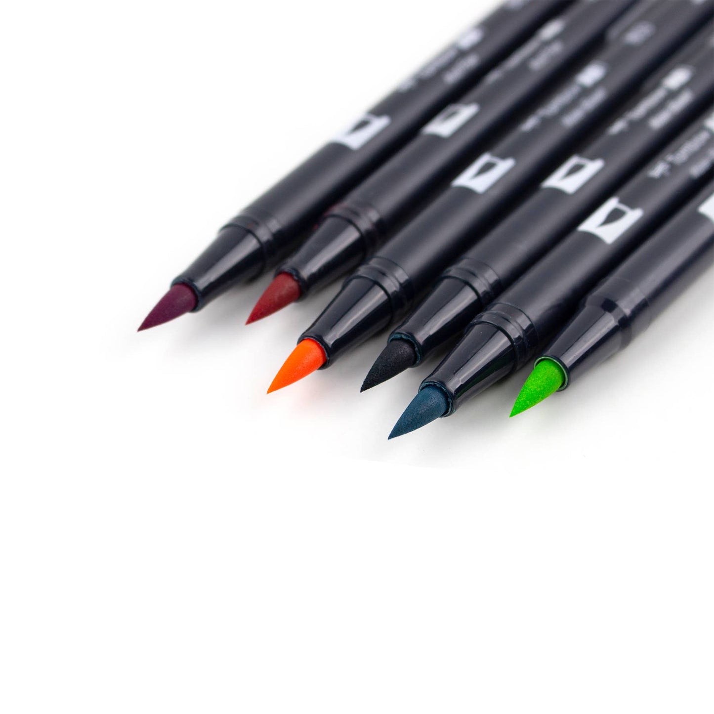 Dual Brush Pen Art Markers - Tropical  6-Pack
